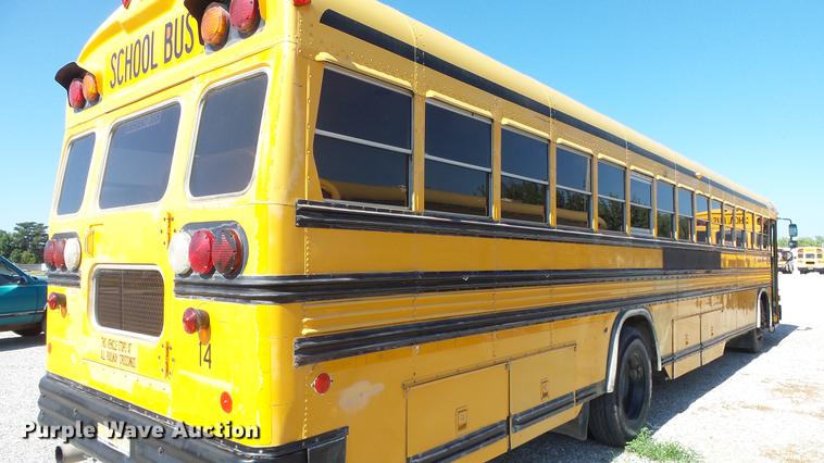 image for item DE7195 1993 Blue Bird All American school bus