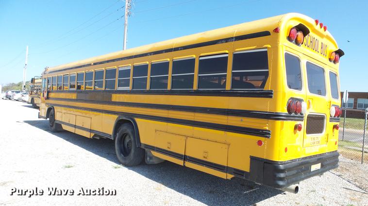 image for item DE7195 1993 Blue Bird All American school bus