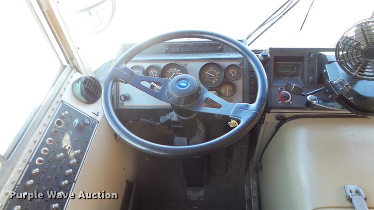 image for item DE7195 1993 Blue Bird All American school bus