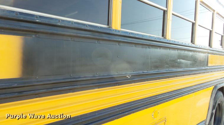 image for item DE7195 1993 Blue Bird All American school bus