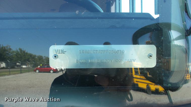 image for item DE7195 1993 Blue Bird All American school bus