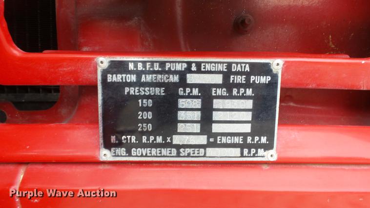 image for item DF4281 1964 Ford 600 fire truck