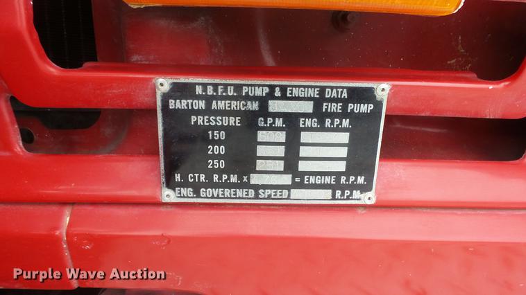 image for item DF4281 1964 Ford 600 fire truck