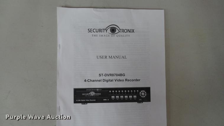 image for item DM9910 Security Tronix security camera system