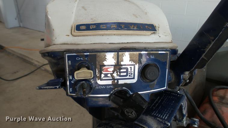 image for item DM9914 1982 Evinrude 9222M two cylinder two cycle outboard motor