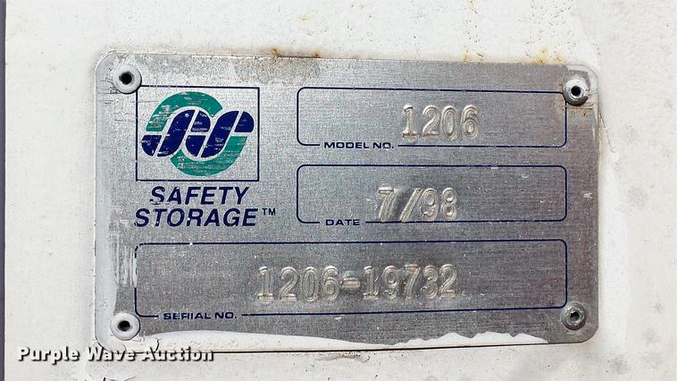 image for item DM9917 1998 Safety Storage Inc. chemical storage building