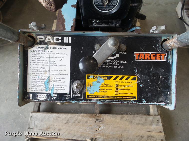 image for item DZ9373 Target Pac III 145K concrete saw