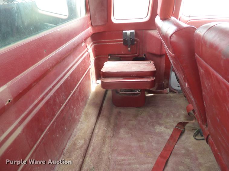 image for item DZ9380 1992 Ford F250 SuperCab flatbed pickup truck