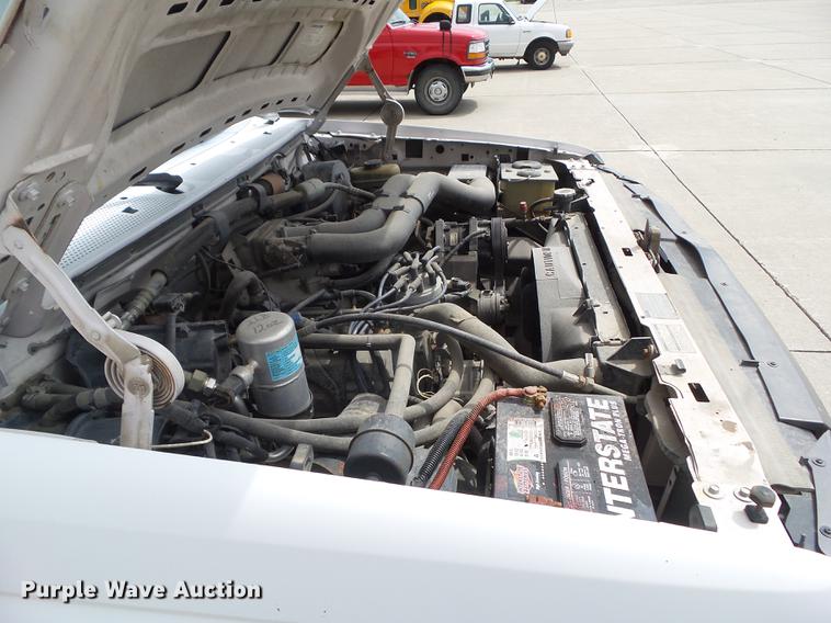 image for item DZ9380 1992 Ford F250 SuperCab flatbed pickup truck