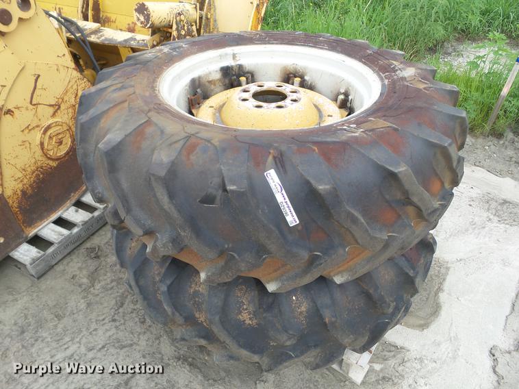 image for item DZ9390 (2) 16.9-30 foam-filled tires