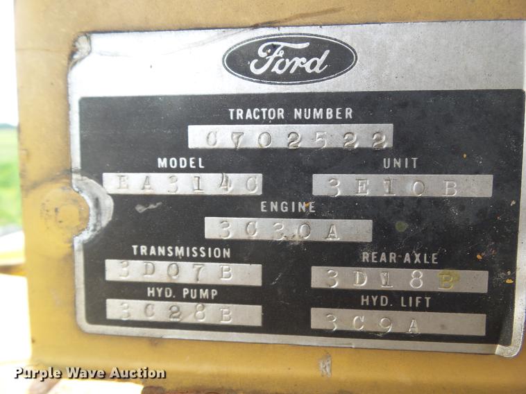 image for item DZ9391 1983 Ford 6610 tractor