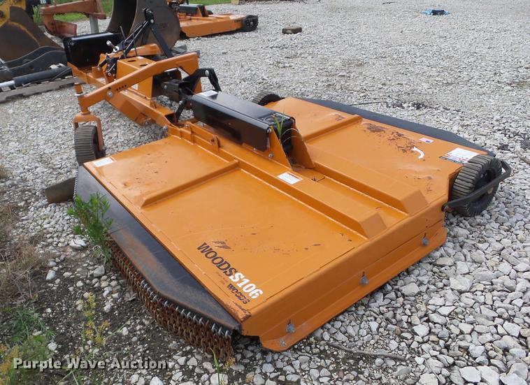 image for item DZ9392 Woods S106 side boom rotary mower