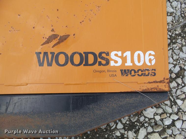 image for item DZ9392 Woods S106 side boom rotary mower