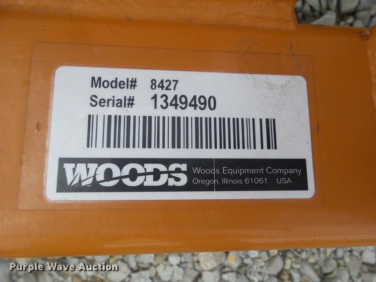 image for item DZ9392 Woods S106 side boom rotary mower