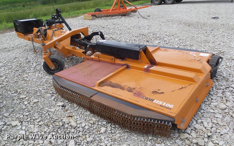 image for item DZ9393 Woods HS106 side boom rotary mower