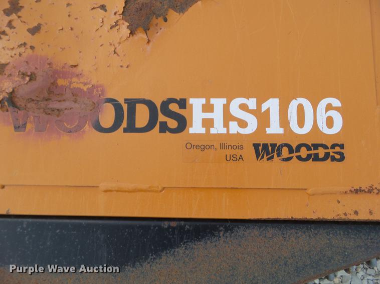 image for item DZ9393 Woods HS106 side boom rotary mower