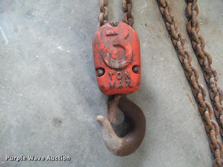 image for item DZ9394 1994 Spanco 3T20185 A-frame hoist