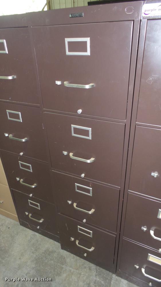 image for item EF9174 (4) Anderson Hickey four drawer filing cabinets