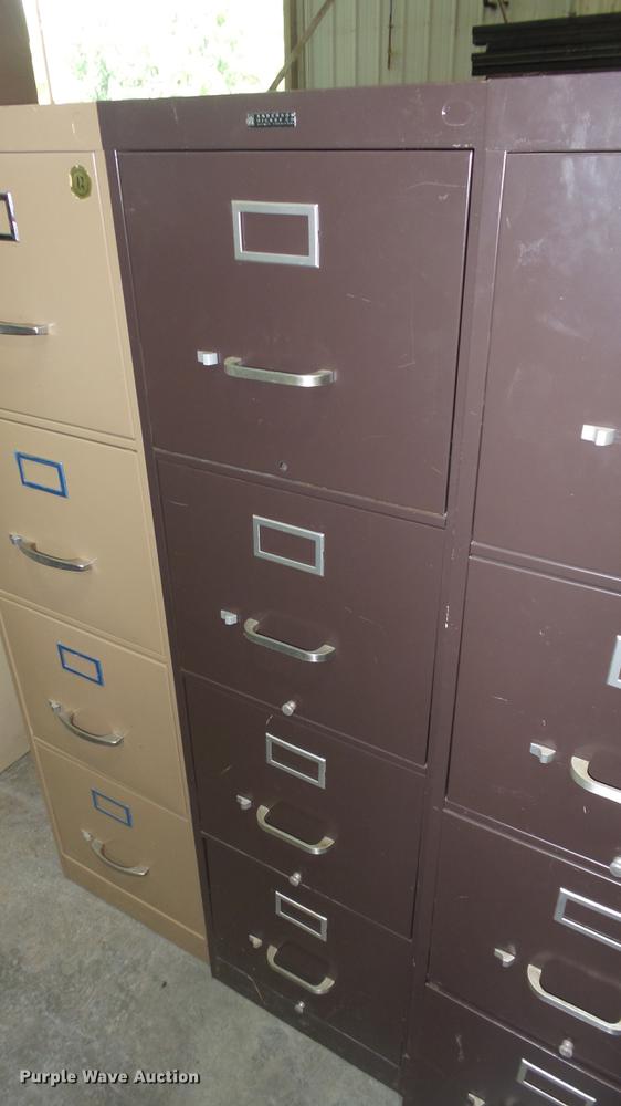 image for item EF9174 (4) Anderson Hickey four drawer filing cabinets