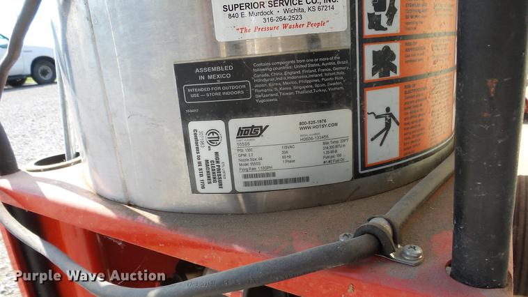 image for item EF9211 Hotsy 555SS hot pressure washer
