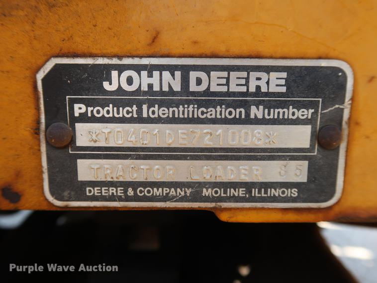 image for item EF9771 1985 John Deere 401D landscape tractor