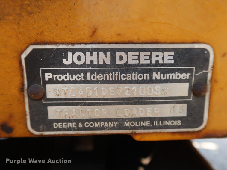 image for item EF9771 1985 John Deere 401D landscape tractor