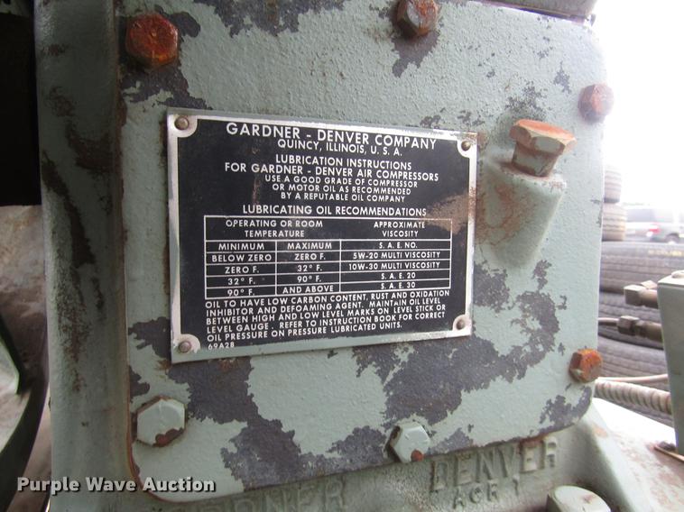 image for item EI9430 Gardner Denver air compressor