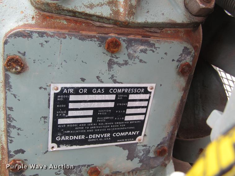 image for item EI9430 Gardner Denver air compressor
