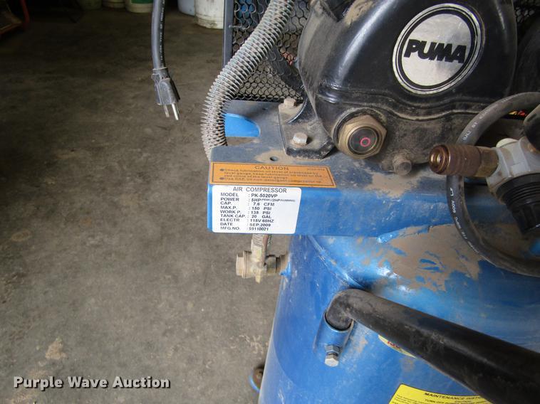 image for item EI9440 Puma PK5020VP air compressor