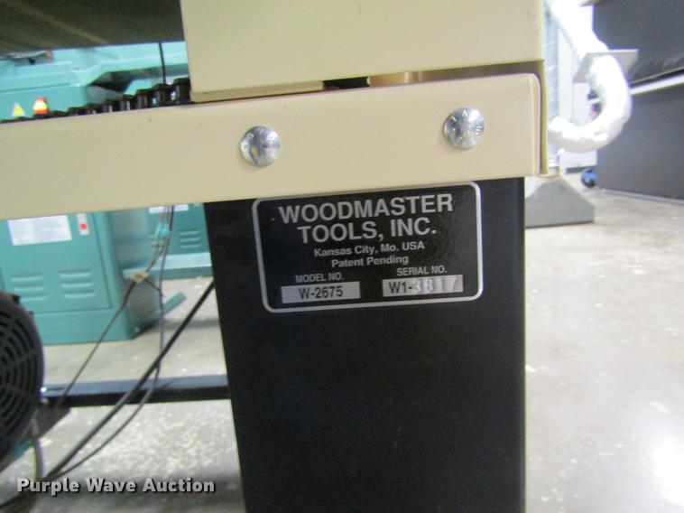 image for item EI9455 Woodmaster W-2675 belt sander