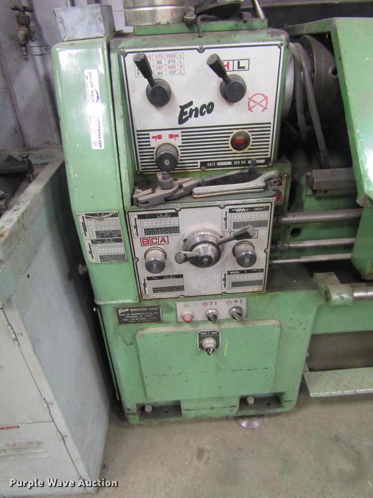 image for item EI9460 1984 Enco 380GX800 metal lathe