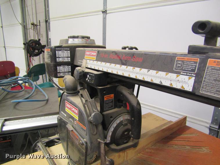 image for item EI9478 Craftsman Professional 10" radial arm saw