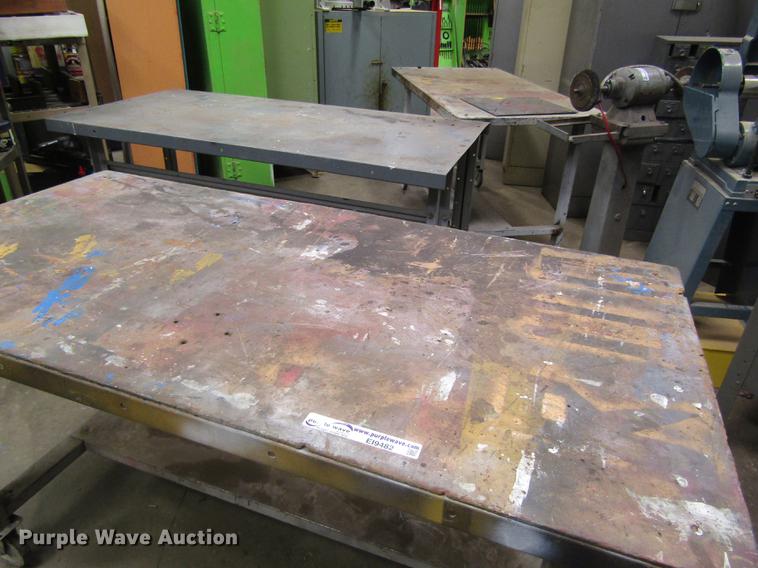 image for item EI9482 (3) metal work benches