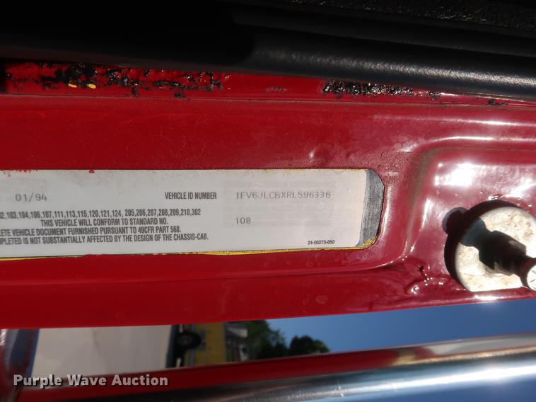 image for item EP9436 1994 Freightliner FL80 Crew Cab hazmat truck