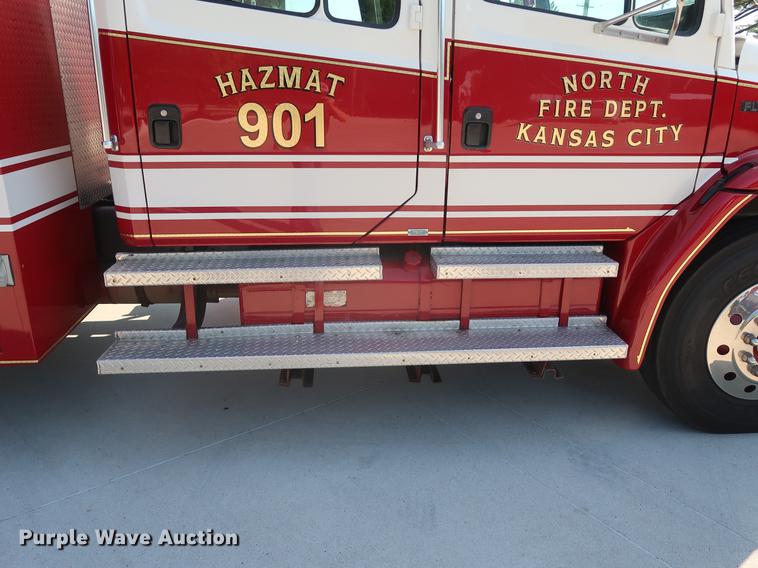 image for item EP9436 1994 Freightliner FL80 Crew Cab hazmat truck