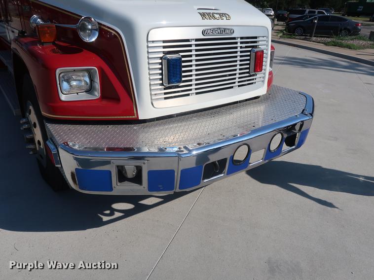 image for item EP9436 1994 Freightliner FL80 Crew Cab hazmat truck