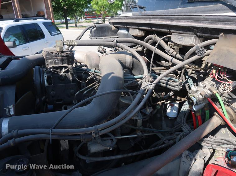 image for item EP9436 1994 Freightliner FL80 Crew Cab hazmat truck