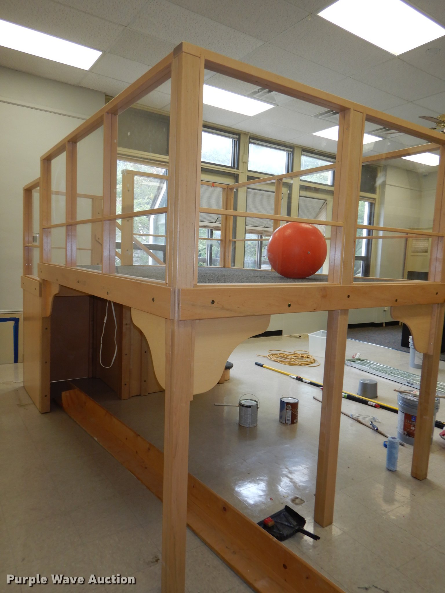Play loft structure in Manhattan, KS | Item EK9474 sold | Purple Wave