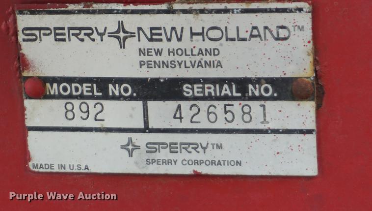 image for item DD7766 1982 New Holland 892 forage harvester