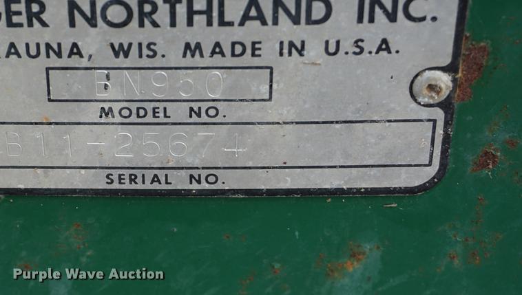 image for item DD7769 Badger BN950 feed wagon