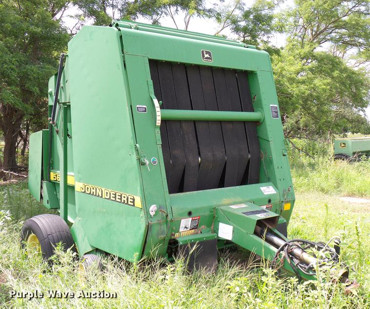 image for item DD8339 1997 John Deere 566 round baler