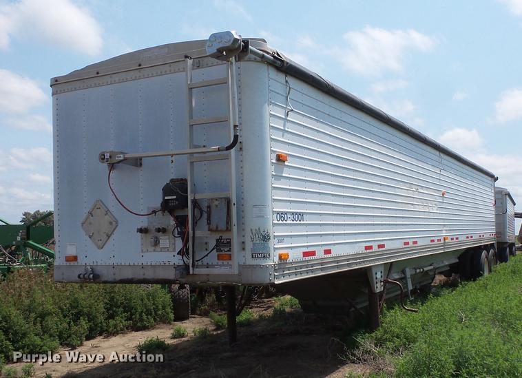 image for item DV9434 1996 Timpte double hopper bottom grain trailer