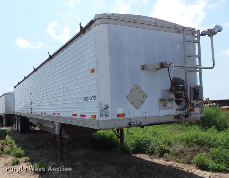image for item DV9434 1996 Timpte double hopper bottom grain trailer