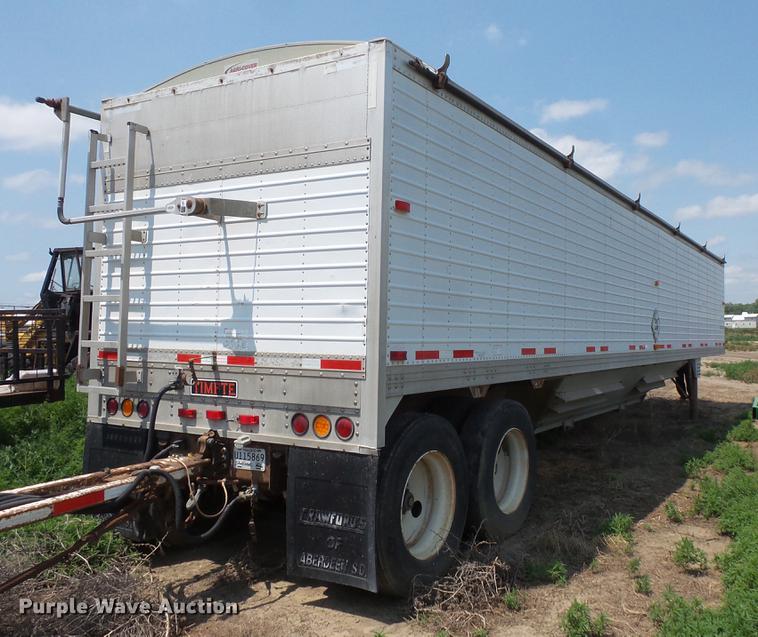 image for item DV9434 1996 Timpte double hopper bottom grain trailer