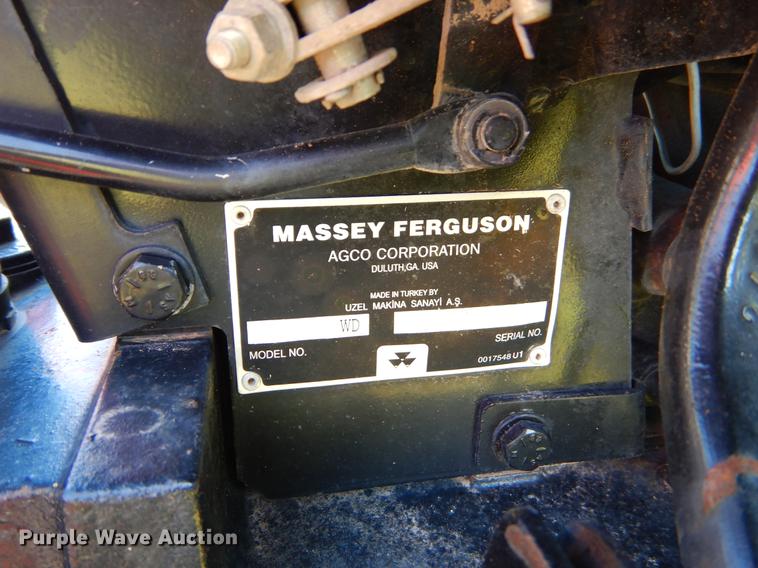 image for item EK9548 2004 Massey Ferguson 461 4WD tractor