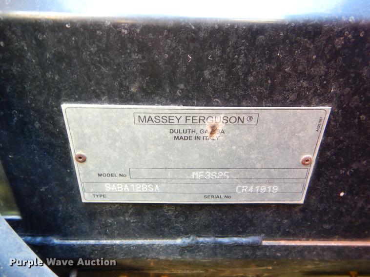 image for item EK9561 2006 Massey Ferguson 3625 4WD tractor