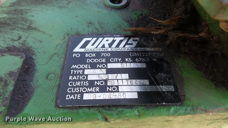 image for item ET9339 Curtis 511 gearbox