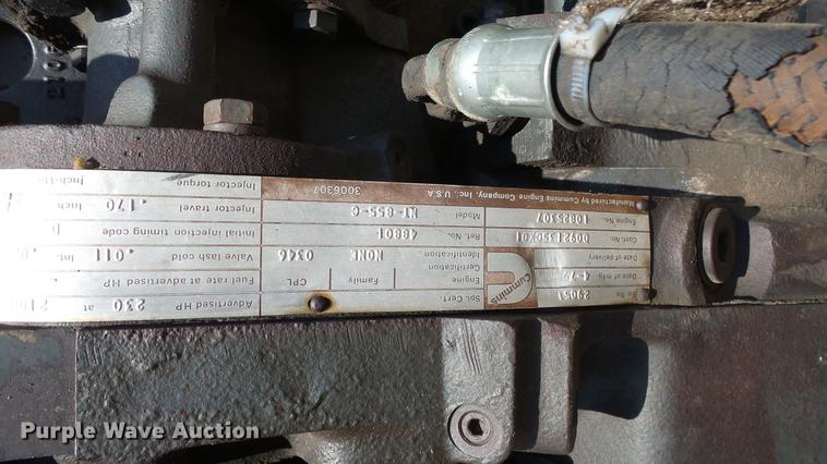 image for item ET9343 Cummins NT-855-C six cylinder turbo diesel engine