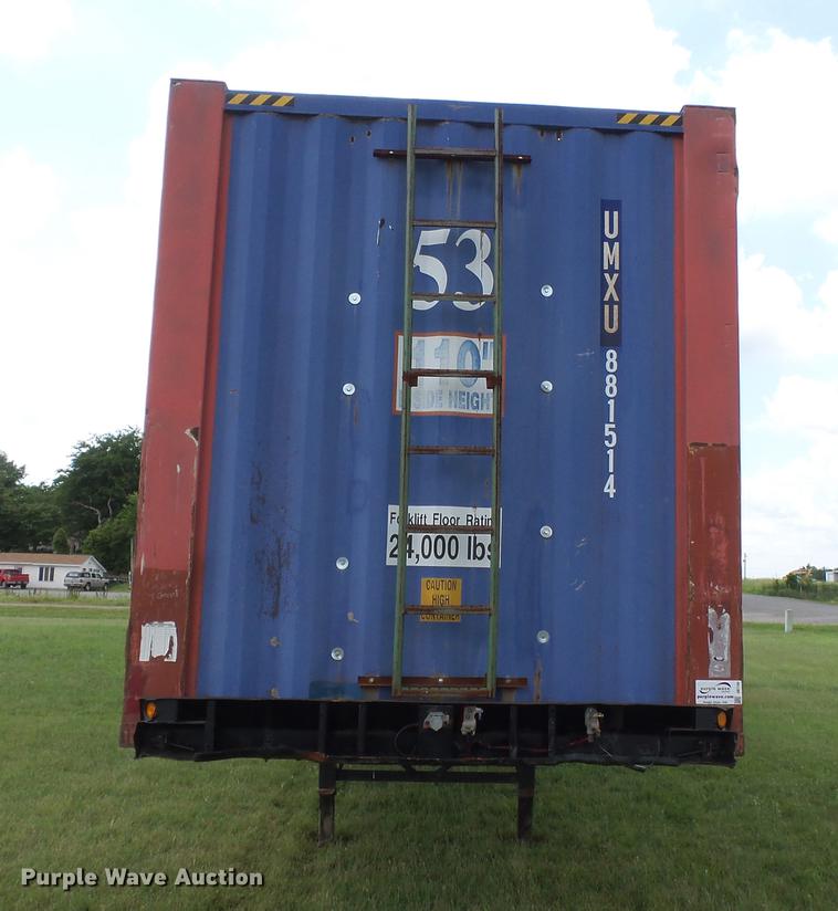 image for item DB7104 1995 Stoughton EC03GN-48/53T-S debris trailer