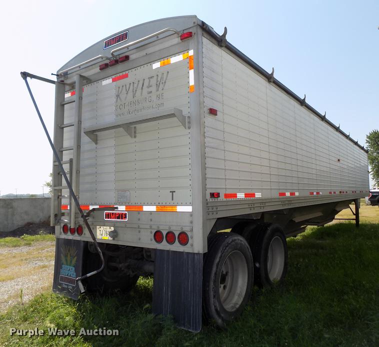image for item DB8681 2010 Timpte Super Hopper double hopper bottom grain trailer